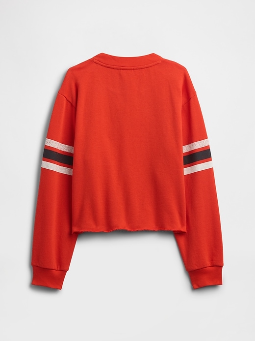 Image number 2 showing, Kids Relaxed French Terry Graphic Sweatshirt