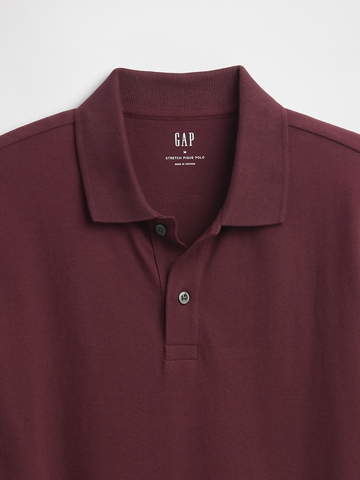 Image number 4 showing, Stretch Pique Polo Shirt