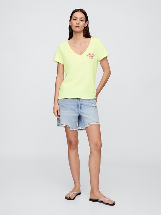 Image number 3 showing, Favorite V-Neck Graphic T-Shirt