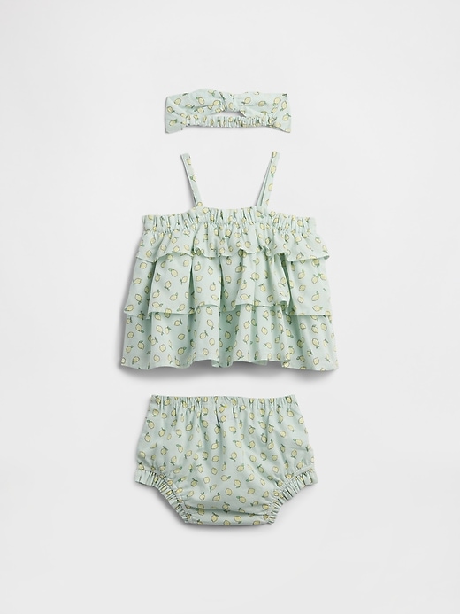 Image number 2 showing, Baby Print Three-Piece Outfit Set
