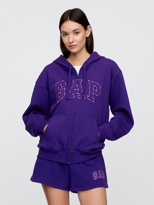 Image number 1 showing, Relaxed Gap Logo Zip Hoodie
