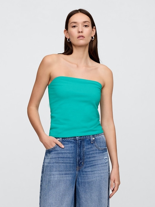 Image number 1 showing, Stretch Jersey Tube Top