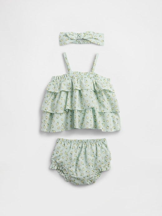 Image number 1 showing, Baby Print Three-Piece Outfit Set