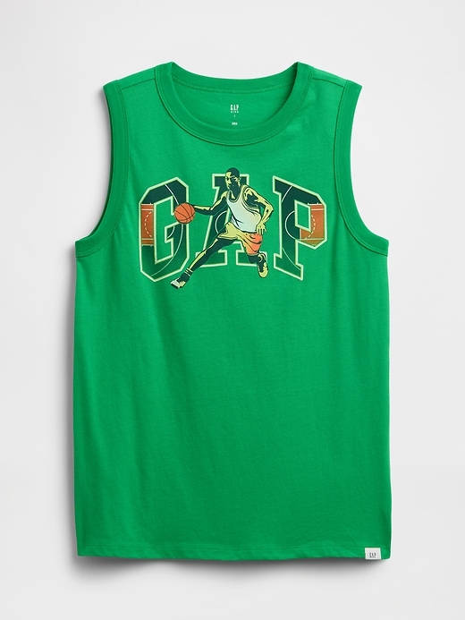 Image number 1 showing, Kids Gap Logo Muscle Tank Top