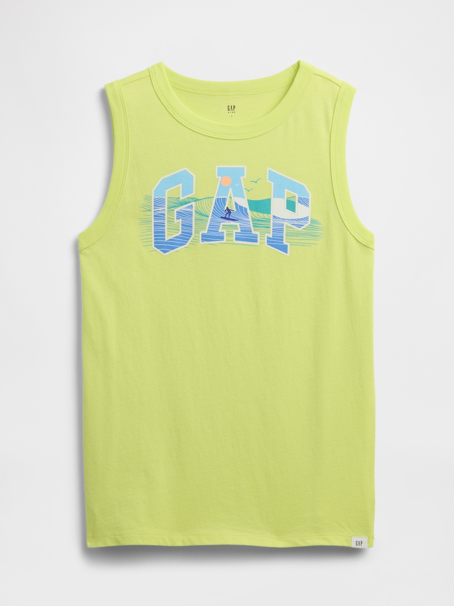 Kids Gap Logo Muscle Tank Top