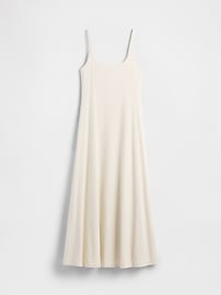 Ribbed Squareneck Midi Dress