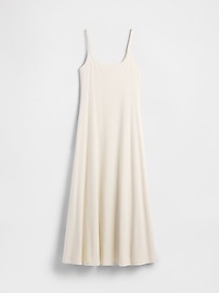 Ribbed Squareneck Midi Dress