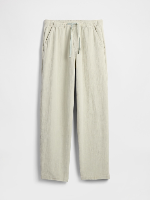 Image number 6 showing, Gauze Baggy Easy Pants