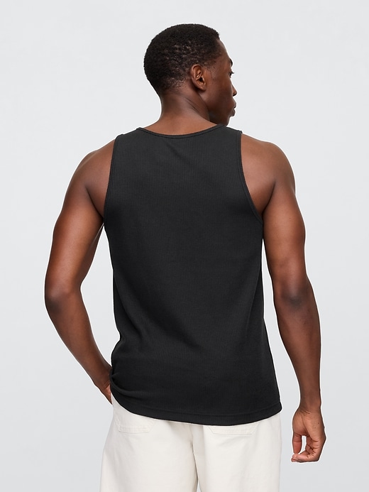 Image number 2 showing, Textured Ribbed Tank Top