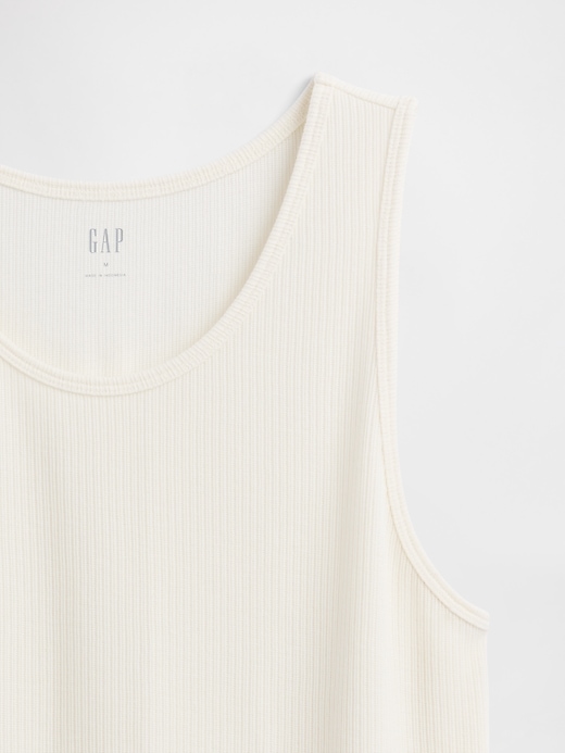 Image number 4 showing, Textured Ribbed Tank Top