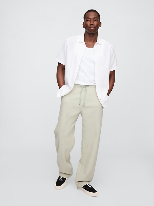Gauze Baggy Easy Pants