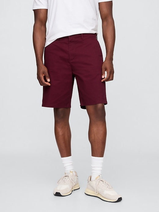 Image number 3 showing, 9" Essential Khaki Shorts