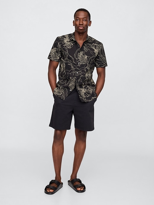 Image number 3 showing, Stretch Poplin Shirt in Standard Fit