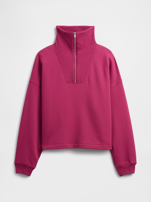 Image number 5 showing, Oversized Quarter-Zip Sweatshirt