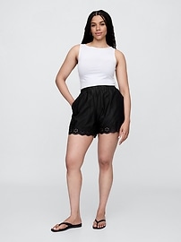 Pull-On Eyelet Shorts