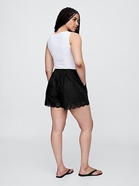 Pull-On Eyelet Shorts