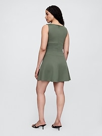 Boatneck Mini Dress
