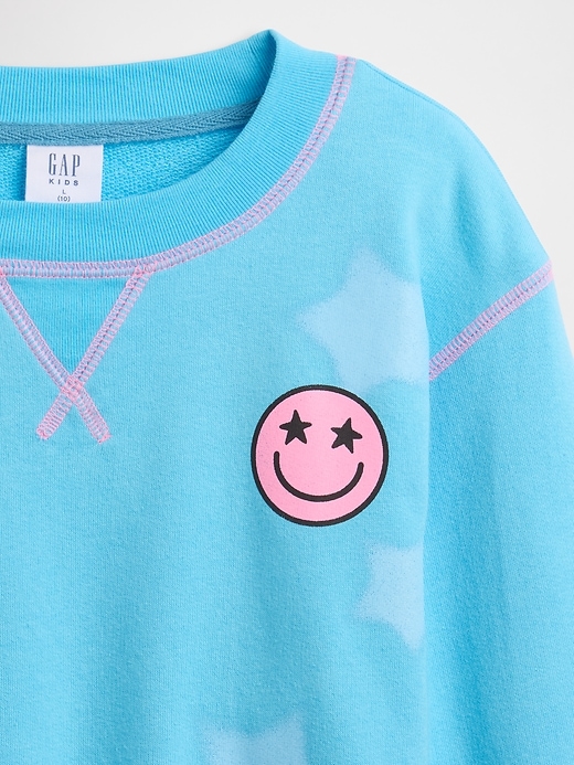 Image number 3 showing, Kids Relaxed French Terry Graphic Sweatshirt