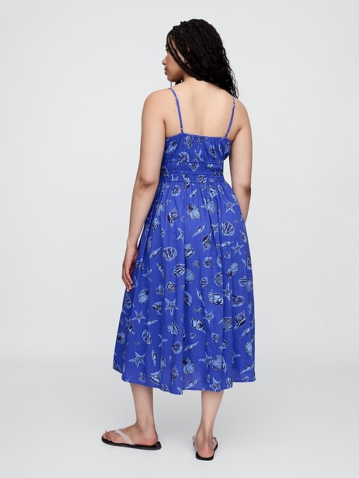 Image number 5 showing, Print Smocked Maxi Dress