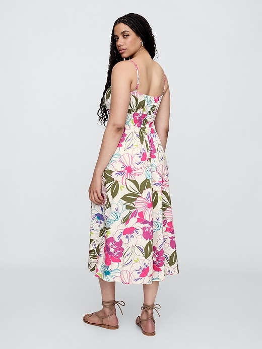 Image number 5 showing, Print Smocked Maxi Dress