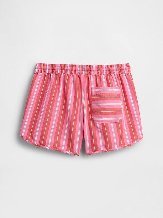 Image number 2 showing, Kids Stripe Poplin Pull-On Shorts