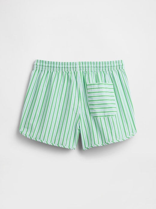 Image number 2 showing, Kids Stripe Poplin Pull-On Shorts