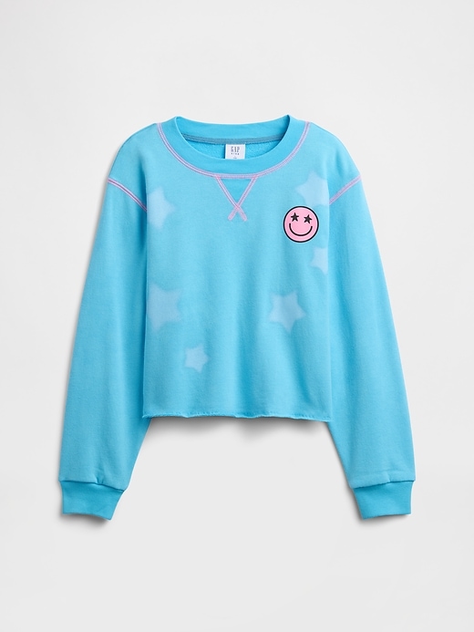 Image number 1 showing, Kids Relaxed French Terry Graphic Sweatshirt