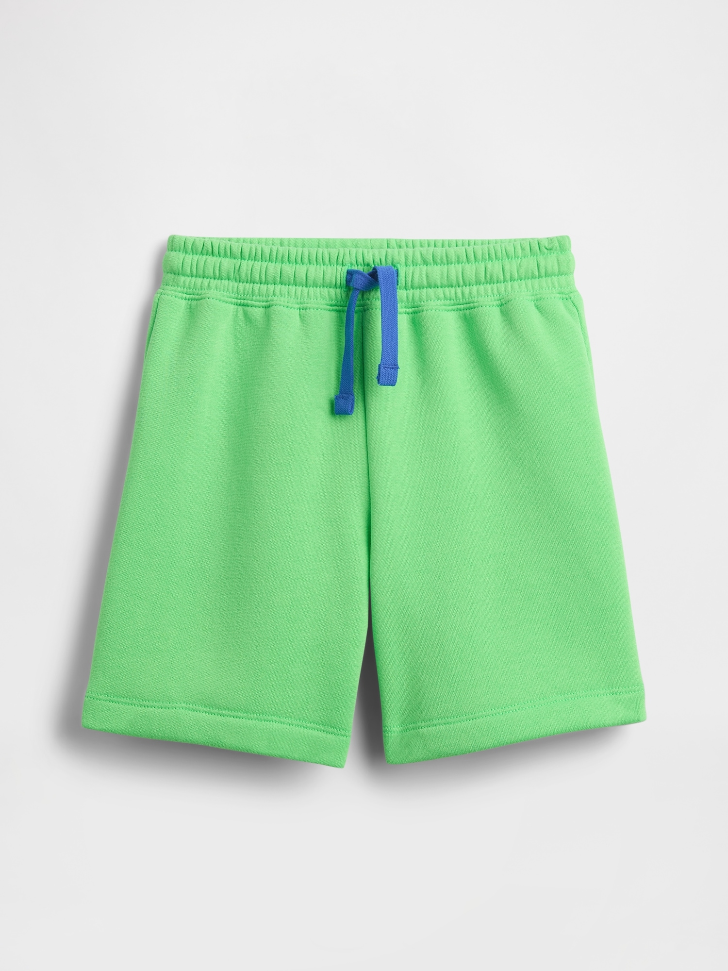 babyGap Relaxed Washed-Fleece Pull-On Shorts - Green