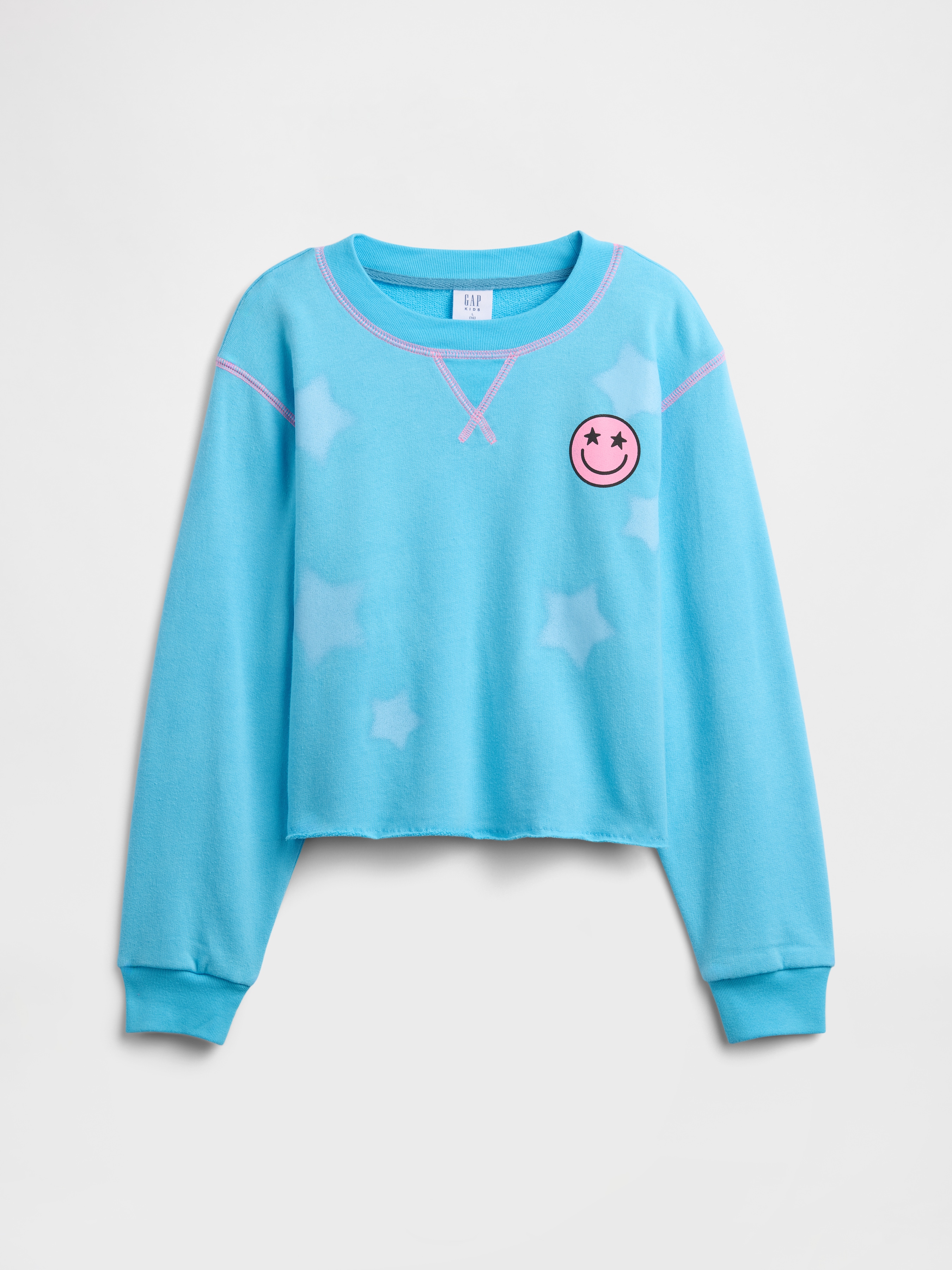 トップス OVYGusset French Terry P/O Sweat Kids Relaxed French Terry Graphic Sweatshirt | Gap Factory