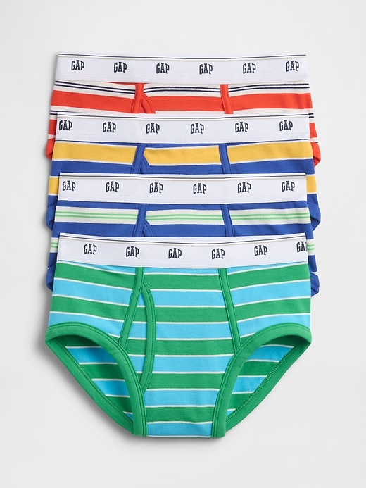 View large product image 1 of 1. Kids Stripe Briefs (4-Pack)