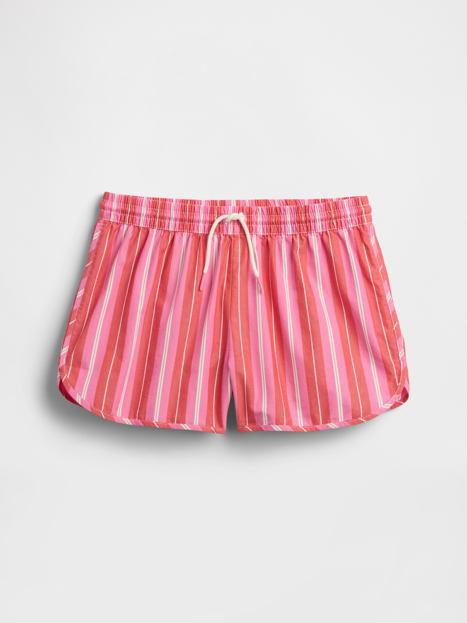 Kids Stripe Poplin Pull-On Shorts