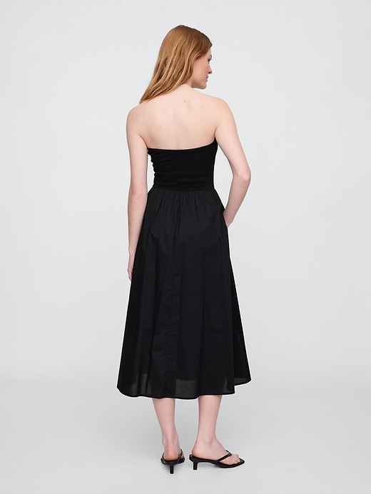 Image number 2 showing, Poplin Midi Dress