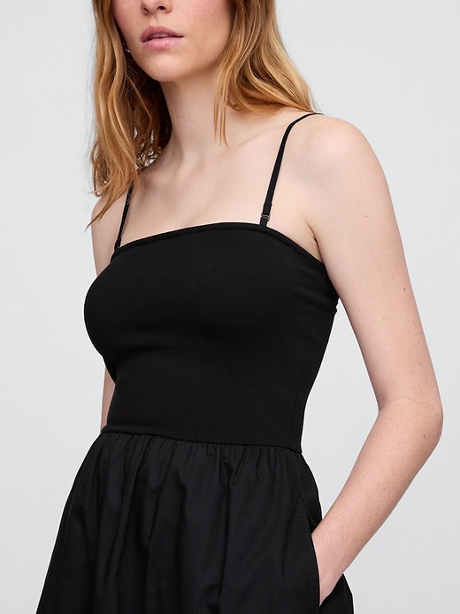 Image number 3 showing, Poplin Midi Dress
