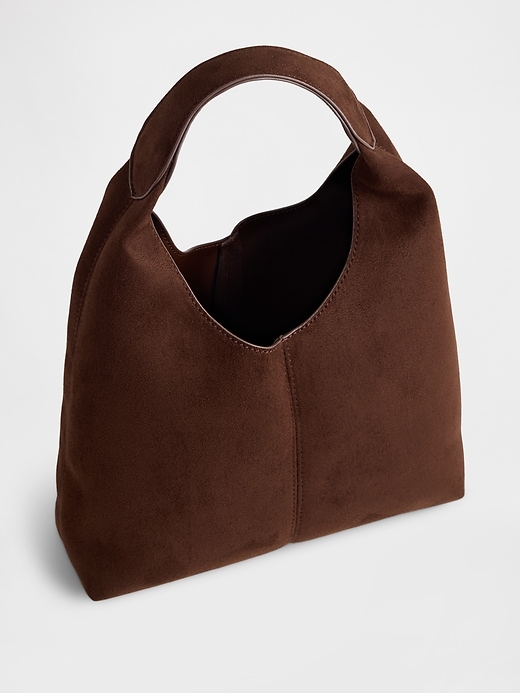 Image number 3 showing, Faux-Suede Handbag