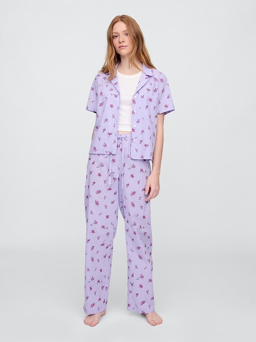 Image number 1 showing, Poplin PJ Pants