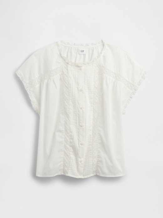 Image number 5 showing, Lace Ruffle Top