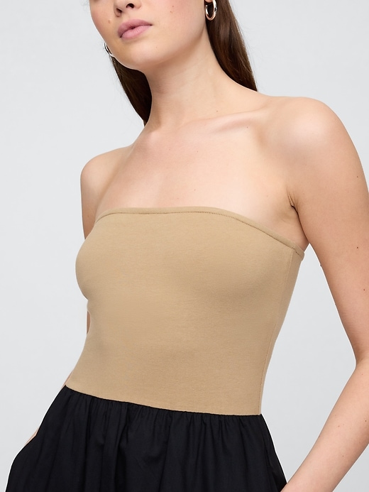 Image number 3 showing, Poplin Midi Dress