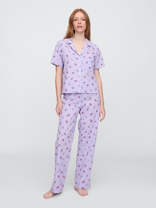Image number 3 showing, Poplin PJ Shirt