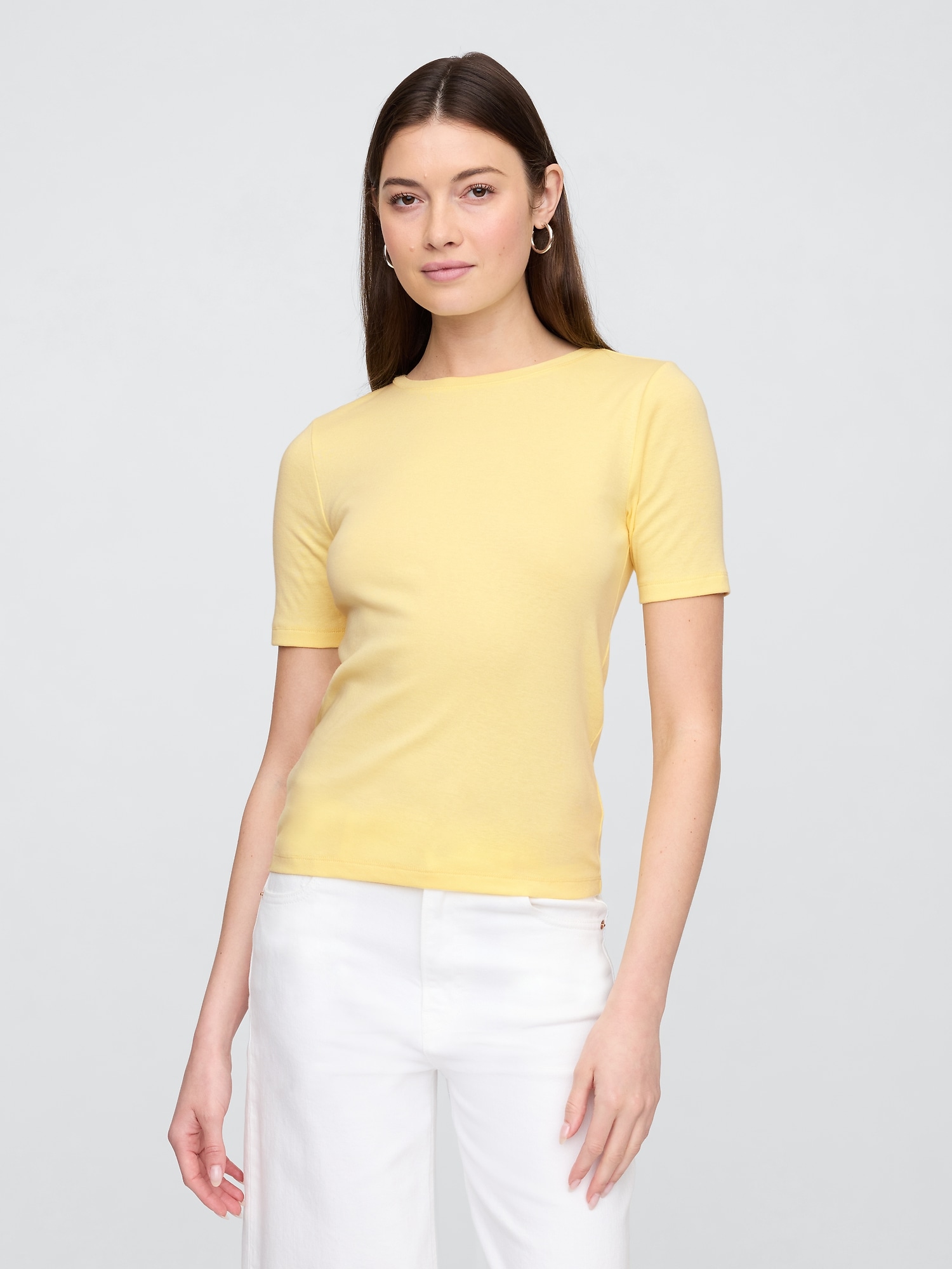 Favorite Ribbed Crewneck T-Shirt