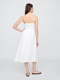 Gauze Tie-Front Maxi Dress