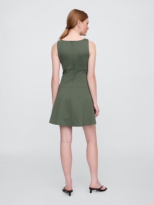 Image number 2 showing, Boatneck Mini Dress