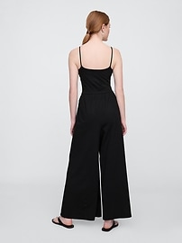 Stretch Jersey Wide-Leg Jumpsuit