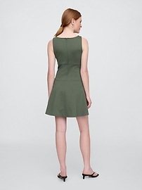 Boatneck Mini Dress