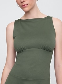 Boatneck Mini Dress