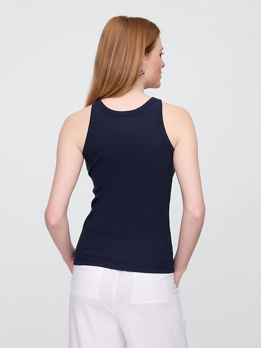Image number 2 showing, Ribbed Scoopneck Tank Top