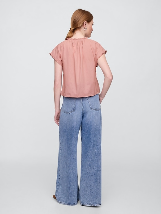 Image number 2 showing, Lace Ruffle Top