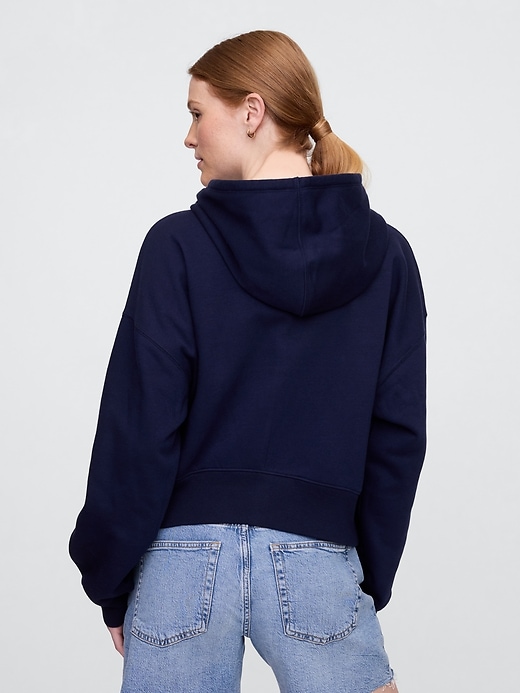 Image number 2 showing, Oversized Gap Graphic Zip Hoodie