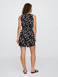 Smocked V-Neck Romper