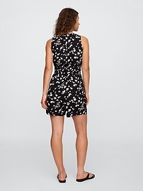 Smocked V-Neck Romper