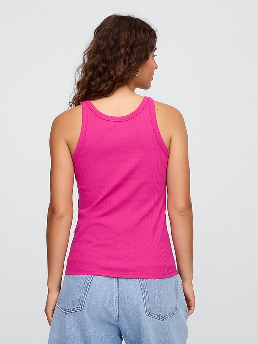 Image number 2 showing, Ribbed Scoopneck Tank Top